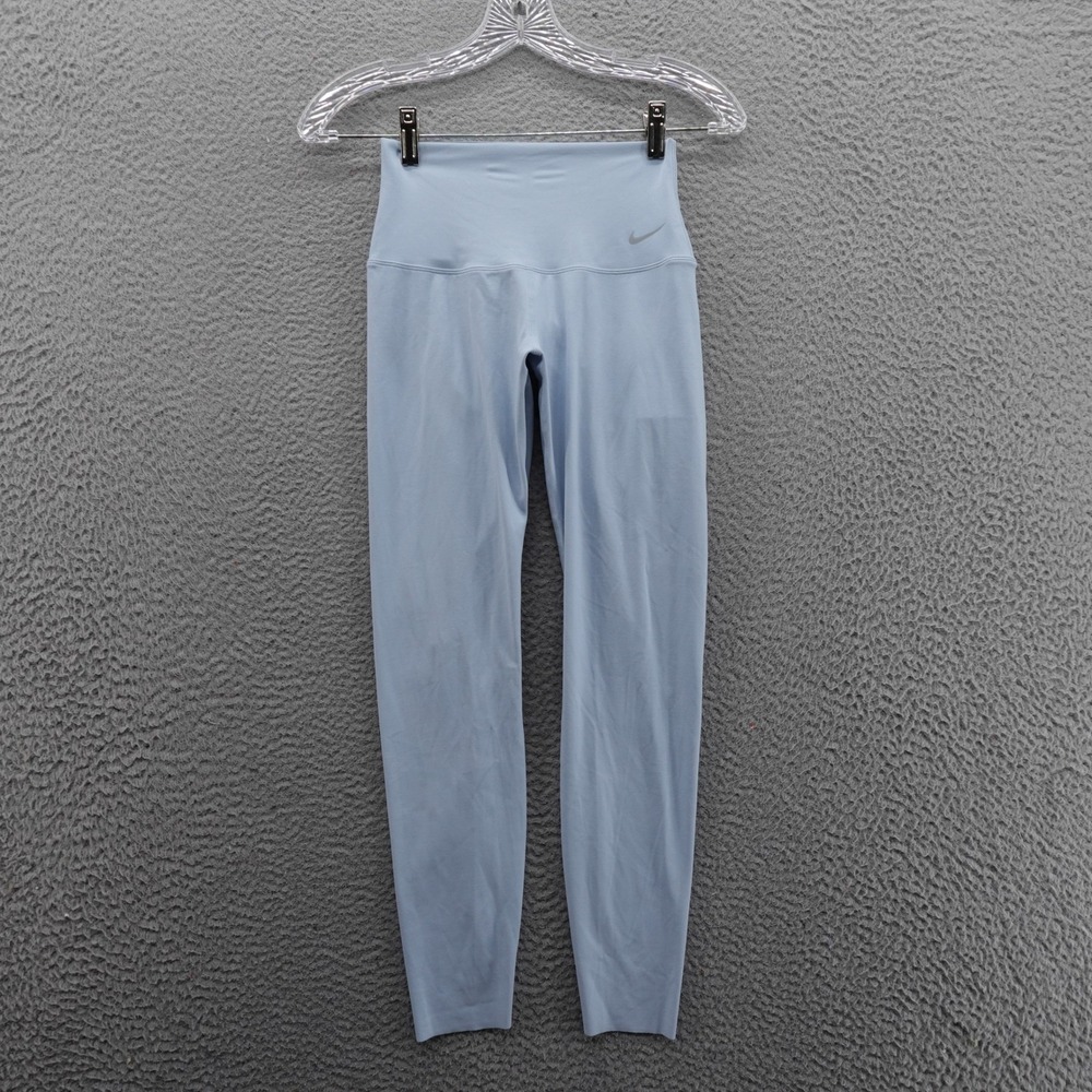 Nike Zenvy Gentle Support High Waist 7/8 Leggings XS Blue Women Active NWT